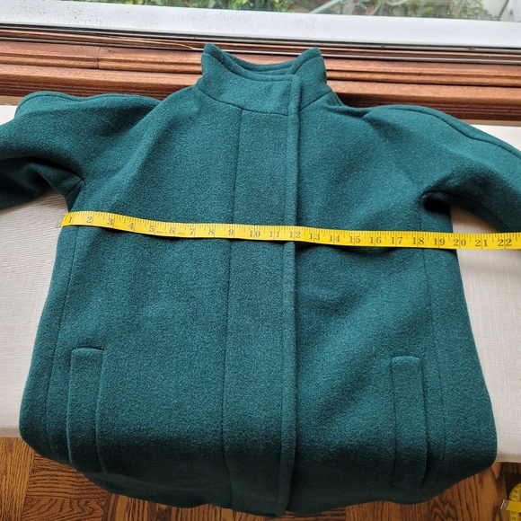 New! J. Crew size 6 Dark Forest Green City Coat NWT - Picture 3 of 10